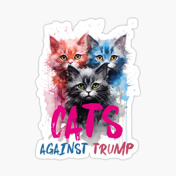 Vista previa del artículo con la obra «Gatos contra triunfo», diseñado y vendido por ArtFusion-Shop.