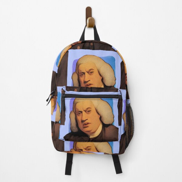 Item preview, English Writer Samuel Johnson - blue - illustration designed and sold by Litstoy.