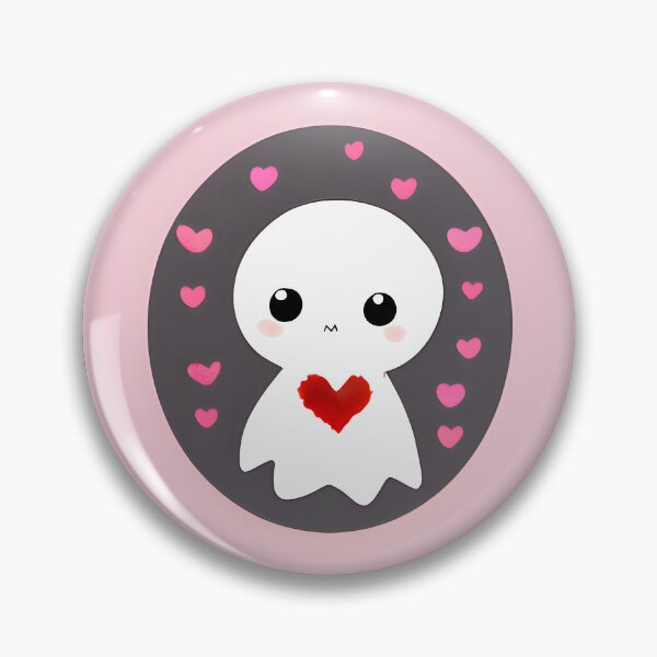 Item preview, Minimalist Friendly Mini Ghost | Spooky cute, Heart, valentines day designed and sold by General-Corner.