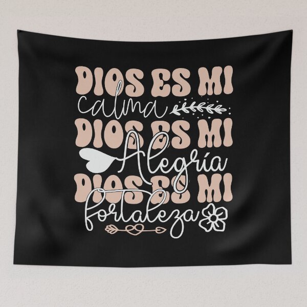 Item preview, Dios Es Mi Calma Alegria Fortaleza Christian Spanish designed and sold by mariejosee22.