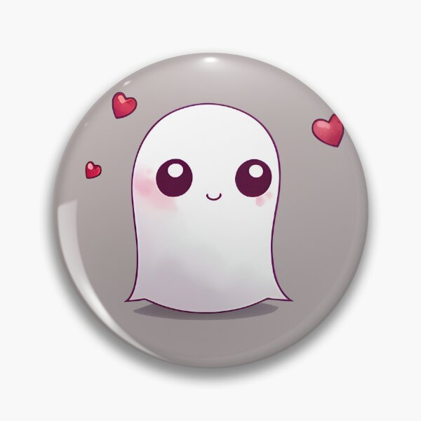 Item preview, Minimalist Friendly Mini Ghost | Spooky cute, Heart, valentine's day designed and sold by General-Corner.