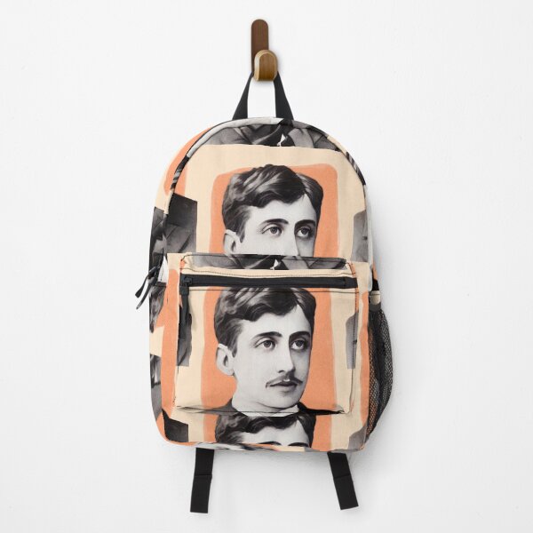 Item preview, French Novelist Marcel Proust - orange - illustration  designed and sold by Litstoy.