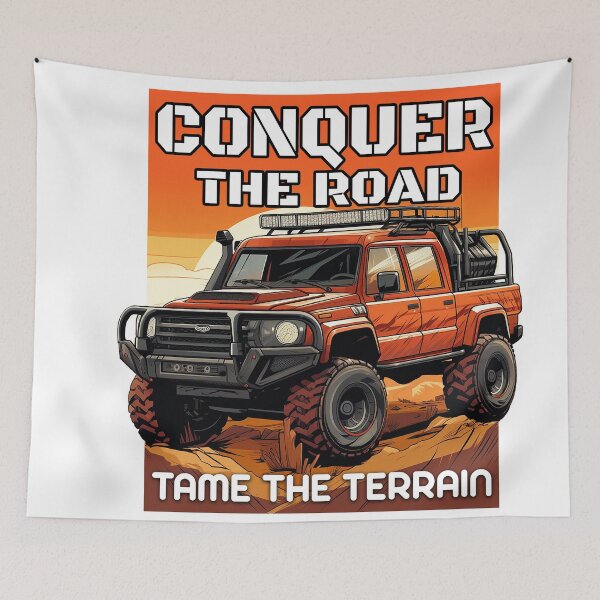 Item preview,  Conquer the road, tame the terrain designed and sold by Concept-Hub.