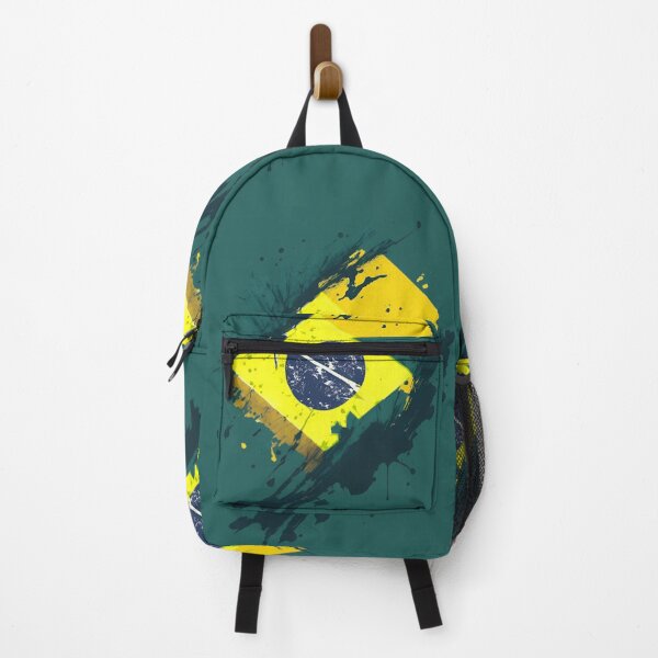 Item preview, Brazil flag splash art creative designed and sold by Dr-Kane.