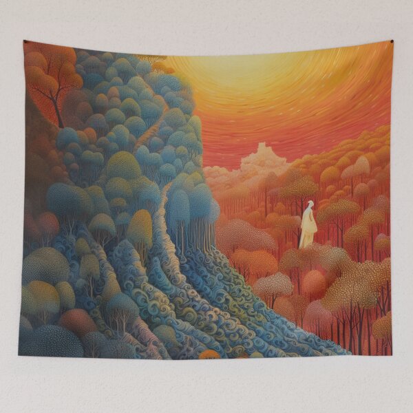 Item preview, Cascade of Dots: A Neo-Impressionist Rendering - 21 designed and sold by Moisky Art.
