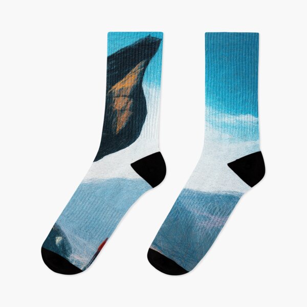 Item preview, Man and overhanging rock. Image created using geometric shapes designed and sold by EdgyEdgeArt.