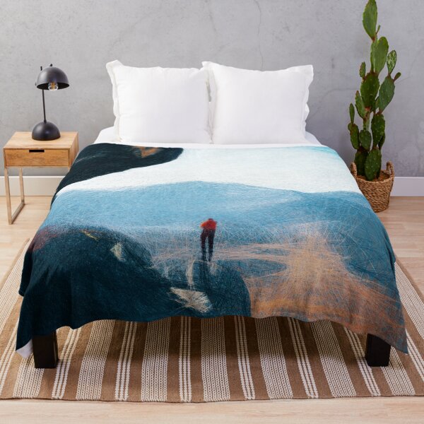 Item preview, Man and overhanging rock. Image created using geometric shapes designed and sold by EdgyEdgeArt.