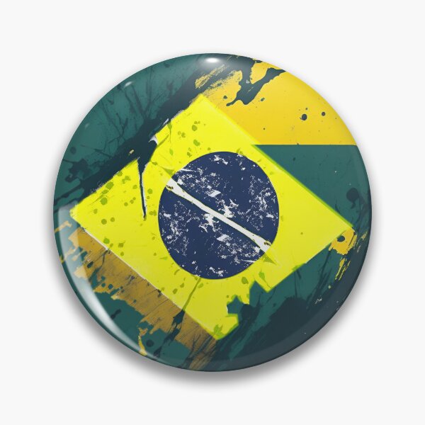 Item preview, Brazil flag splash art creative designed and sold by Dr-Kane.