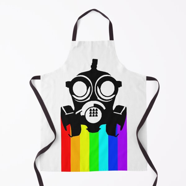 Item preview, Rainbow Gas Mask (Black) designed and sold by timmytots.