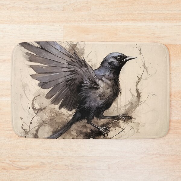 Item preview, Charcoal and Coffee drawing of Bird’s song 21 designed and sold by Art by Lilia.