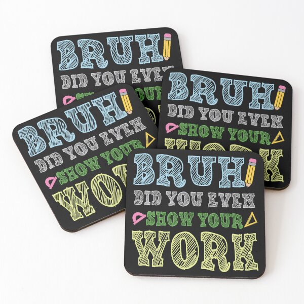 Item preview, Funny Math Teacher Bruh Did You Even Gift designed and sold by SouQ-Art.