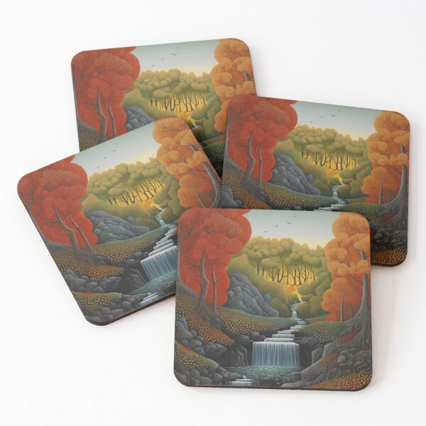 Item preview, Cascade of Dots: A Neo-Impressionist Rendering - 23 designed and sold by Moisky Art.