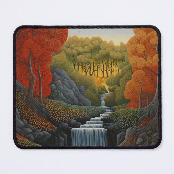 Item preview, Cascade of Dots: A Neo-Impressionist Rendering - 23 designed and sold by Moisky Art.