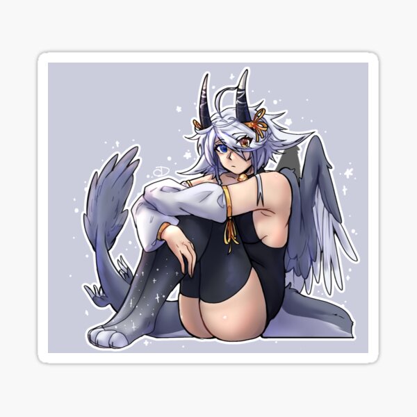 Item preview, Verya Sitting art Print! designed and sold by CryptidsCave.
