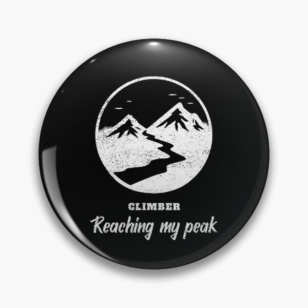 Item preview, Mountain Climber - Reaching My Peak. Hiking, Walking, Trekking, Camping Theme designed and sold by SpringEternal.