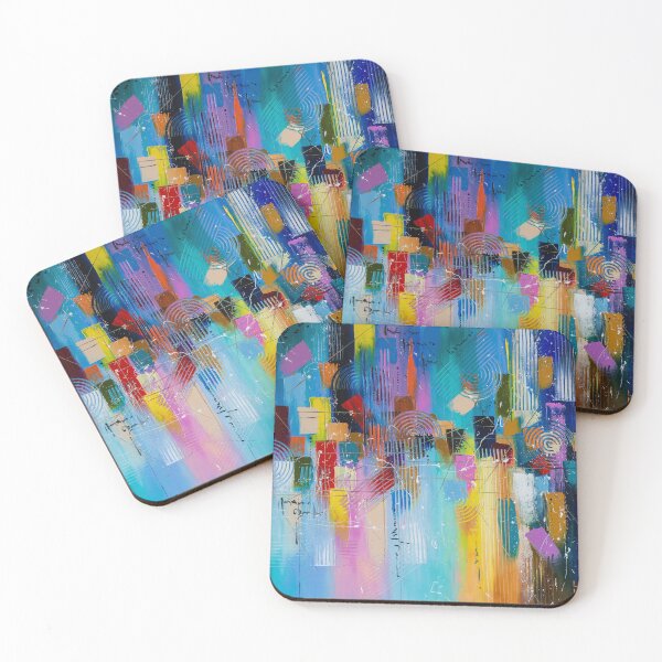 Item preview, Colorful district  designed and sold by VladArt House.