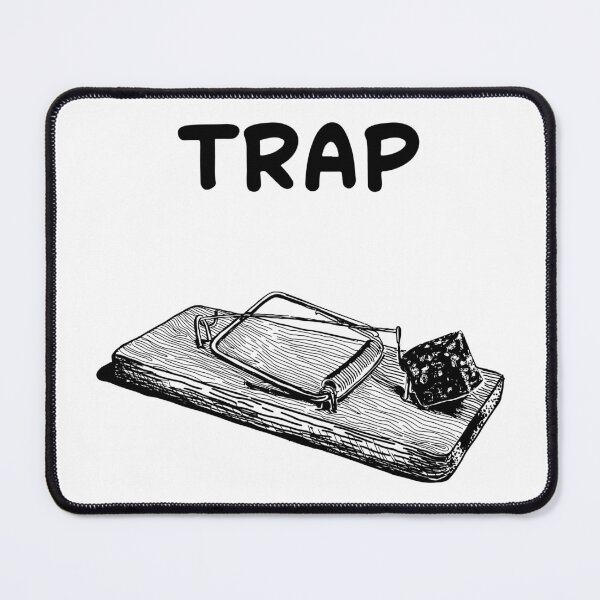 Item preview, Mousetrap with a piece of cheese. Drawing. Graphic. designed and sold by youartyouself.