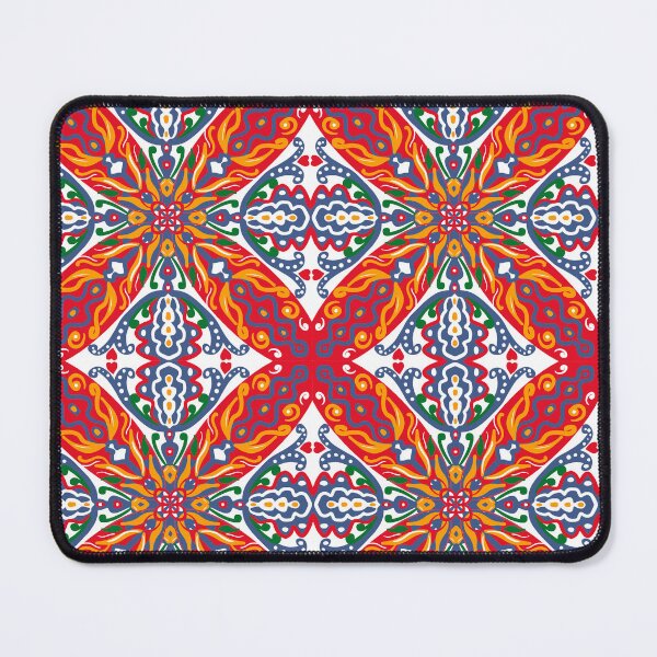 Item preview, Copy of Copy of Majolica Ceramic pattern blue red green designed and sold by Lucia-Fox.
