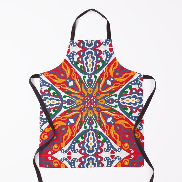 Item preview, Copy of Copy of Majolica Ceramic pattern blue red green designed and sold by Lucia-Fox.