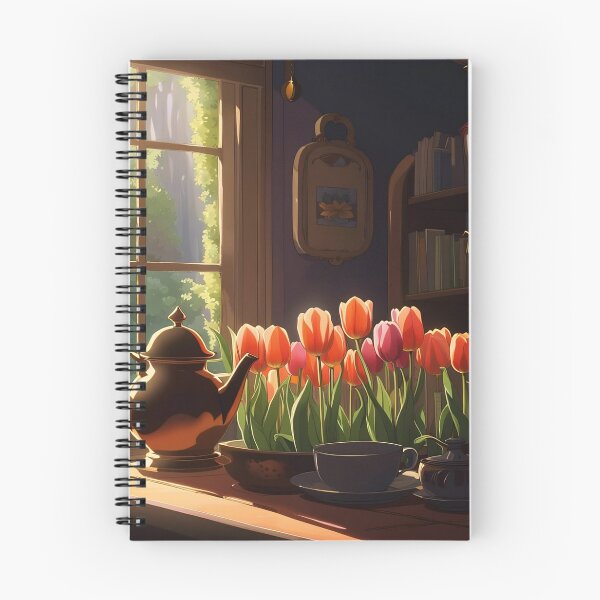 Item preview, Teapot tulips artwork designed and sold by 69trends.