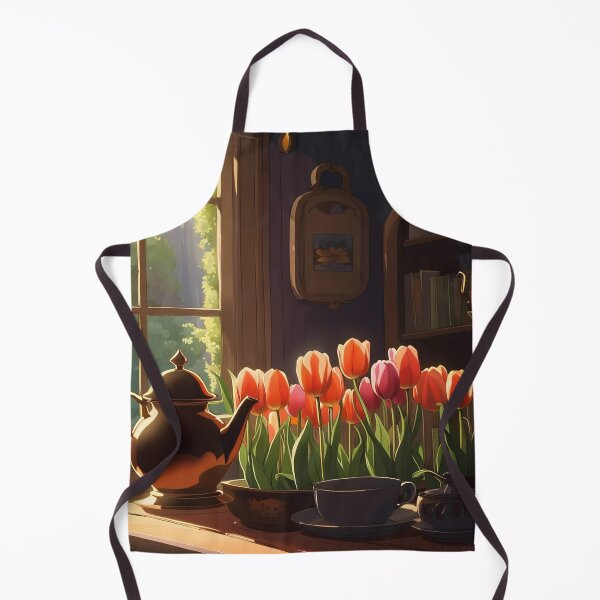Item preview, Teapot tulips artwork designed and sold by 69trends.