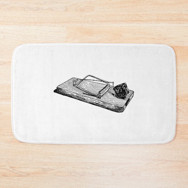 Item preview, Mousetrap with a piece of cheese. Drawing. Graphic. designed and sold by youartyouself.