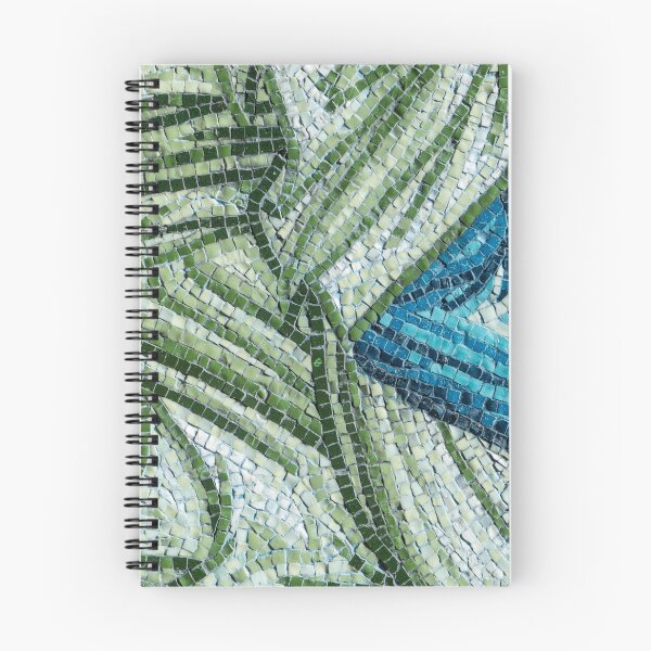 Item preview, Abstract Mosaic in Calming Green and Blue Ribbons designed and sold by Georgia Mizuleva.