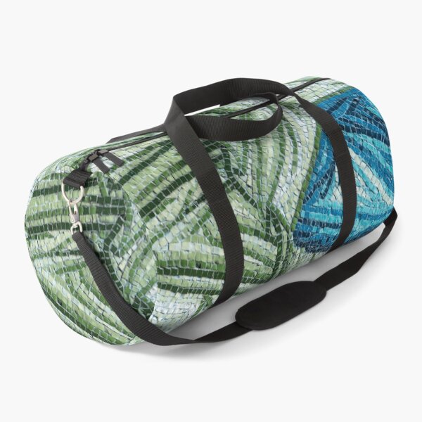 Item preview, Abstract Mosaic in Calming Green and Blue Ribbons designed and sold by Georgia Mizuleva.