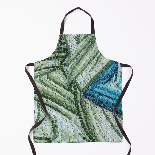 Item preview, Abstract Mosaic in Calming Green and Blue Ribbons designed and sold by Georgia Mizuleva.