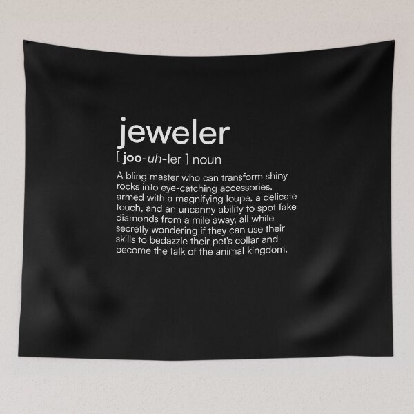 Artikelvorschau, Juwelier-Definition entworfen und verkauft von Merchgard.