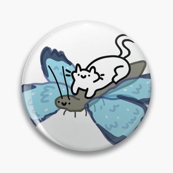 Item preview, butterfly and kitty designed and sold by TeaBag114.