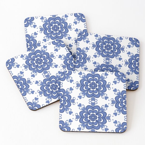 Item preview, Copy of Majolica Ceramic pattern blue designed and sold by Lucia-Fox.