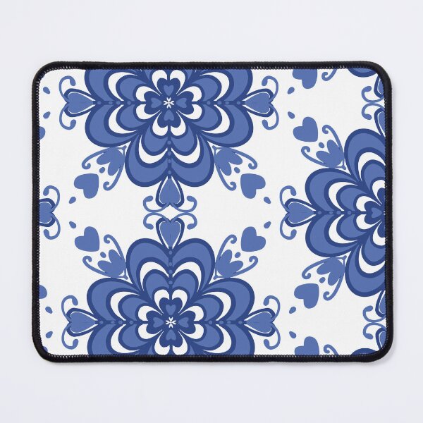 Item preview, Copy of Majolica Ceramic pattern blue designed and sold by Lucia-Fox.