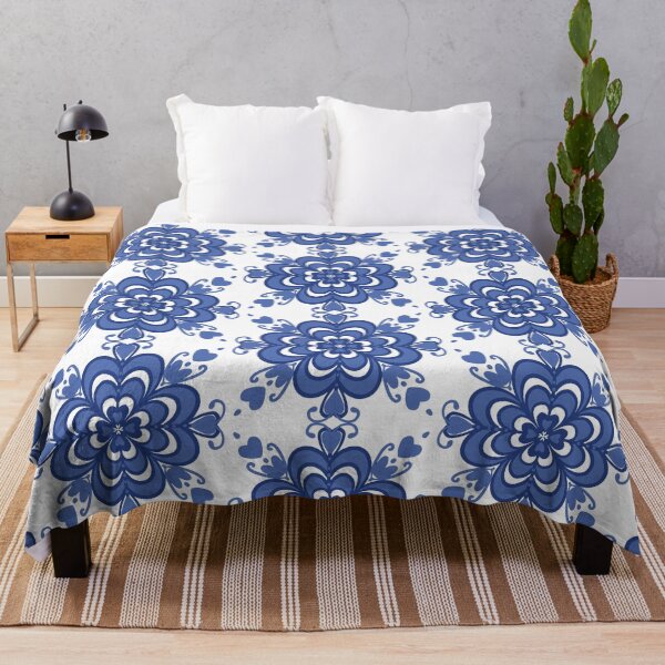 Item preview, Copy of Majolica Ceramic pattern blue designed and sold by Lucia-Fox.