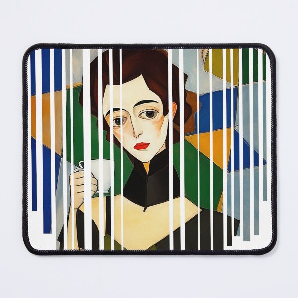 Item preview, Fragmented coffee lady designed and sold by GracefulGems.