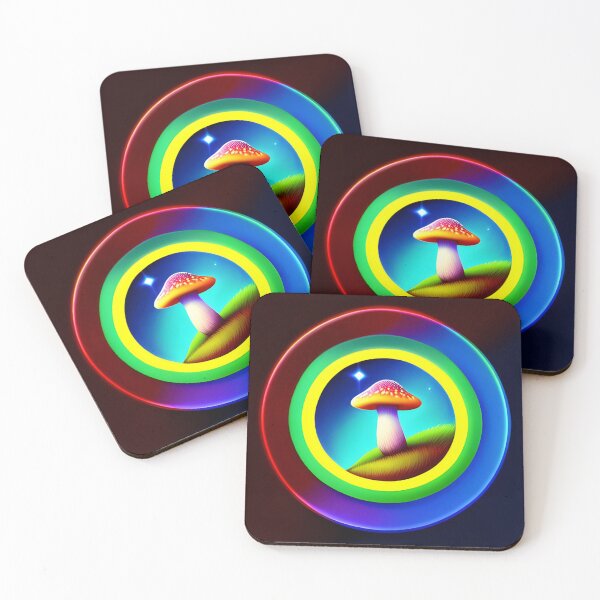 Item preview, Rainbow Mushroom Field of Dreams designed and sold by RainbowsBySammy.