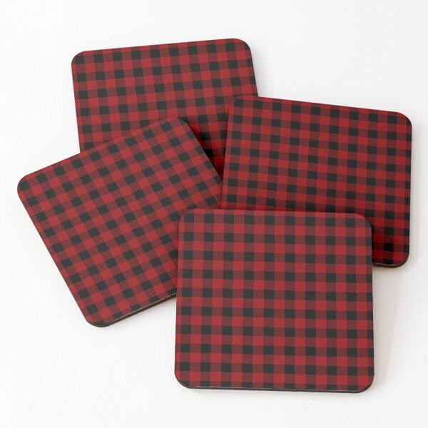Item preview, Plaid Red And Black designed and sold by Isma Saleem.