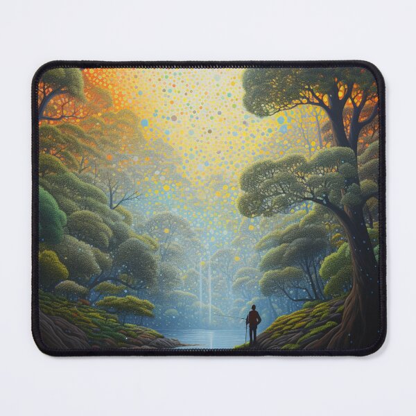 Item preview, Cascade of Dots: A Neo-Impressionist Rendering - 26 designed and sold by Moisky Art.