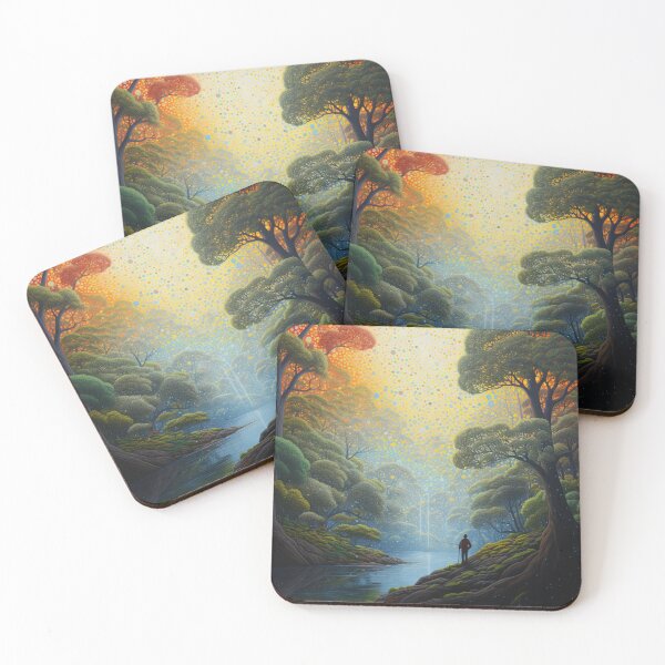 Item preview, Cascade of Dots: A Neo-Impressionist Rendering - 26 designed and sold by Moisky Art.