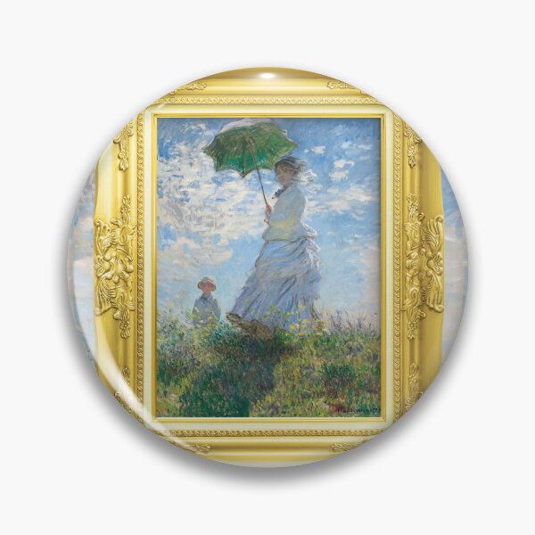 Item preview, Claude Monet's Madam Monet and her son by claude monet (1875) portrait designed and sold by AndromedaWeb.