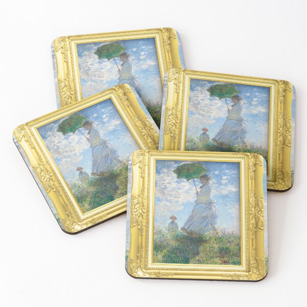 Item preview, Claude Monet's Madam Monet and her son by claude monet (1875) portrait designed and sold by AndromedaWeb.