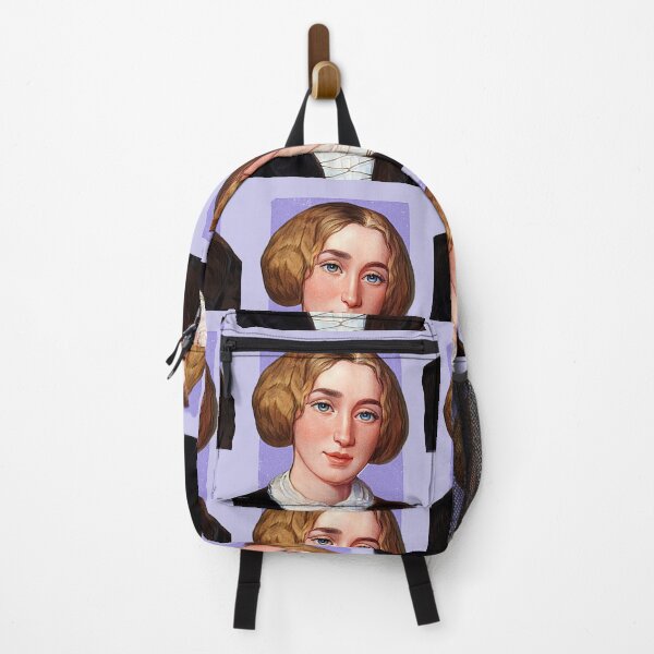 Item preview, English Novelist George Eliot - purple - illustration designed and sold by Litstoy.
