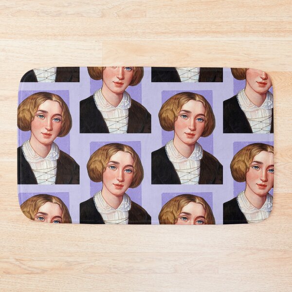Item preview, English Novelist George Eliot - purple - illustration  designed and sold by Litstoy.