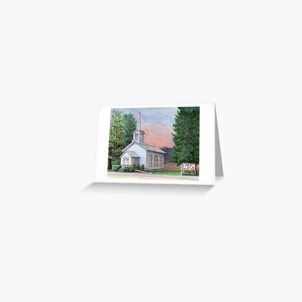 Sanctuary Collection, Spring Hill United Methodist Church, Laceyville, Pennsylvania Greeting Card