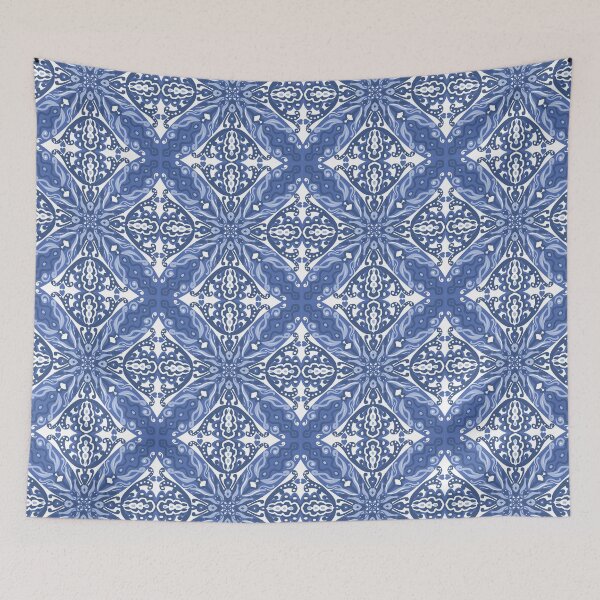 Item preview, Copy of Copy of Majolica Ceramic pattern blue designed and sold by Lucia-Fox.
