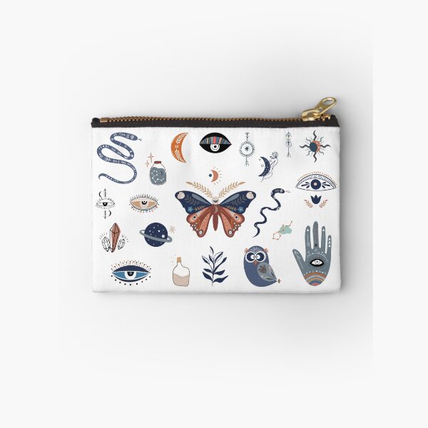 Item preview, Mystical abstract elements, butterfly, different eyes, owl, snake designed and sold by lettostudio.