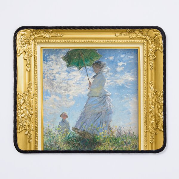 Item preview, Claude Monet's Madam Monet and her son by claude monet (1875) portrait designed and sold by AndromedaWeb.