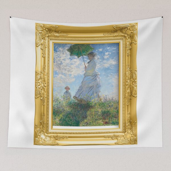 Item preview, Claude Monet's Madam Monet and her son by claude monet (1875) portrait designed and sold by AndromedaWeb.