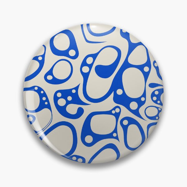 Item preview, Biomorphic Psychedelic Blue designed and sold by DesignHausArt.