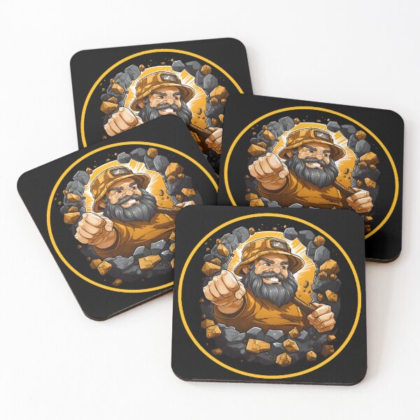 Item preview, Gold Mining Logo designed and sold by RosmirStore.